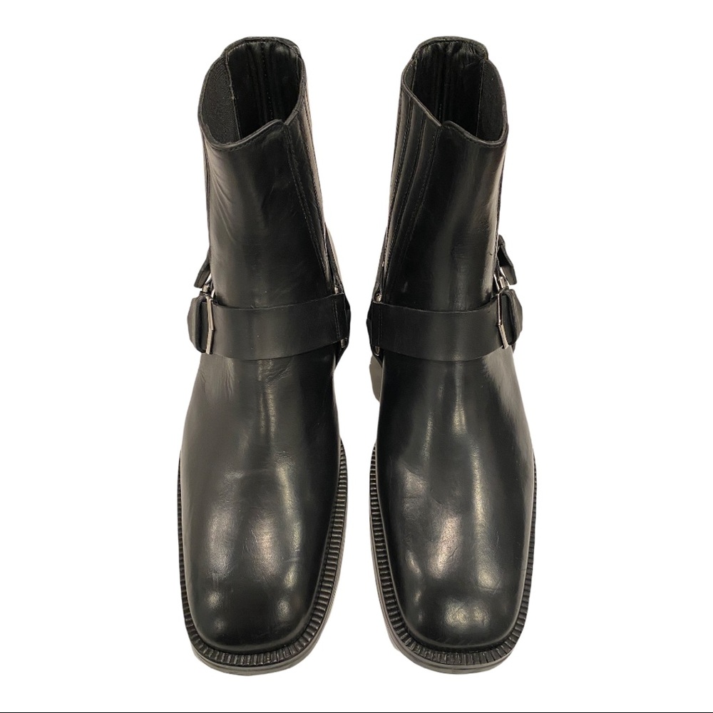 Jimmy Choo Mens Black Lokk Vacchetta boots .